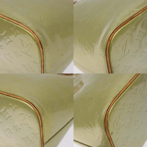 LOUIS VUITTON Monogram Vernis Houston Hand Bag Gris M91053 - Picture 10 of 13